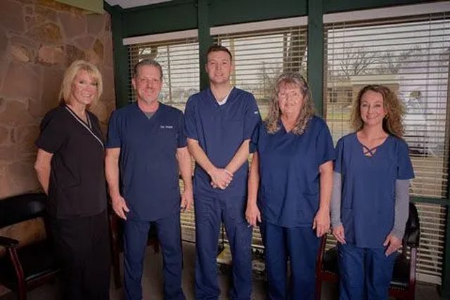 The clinical and front-office team at Cleburne Chiropractic Clinic